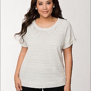 Embellished Lane Bryant Sweater Top